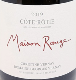 Georges Vernay Cote-Rotie Maison Rouge 2019